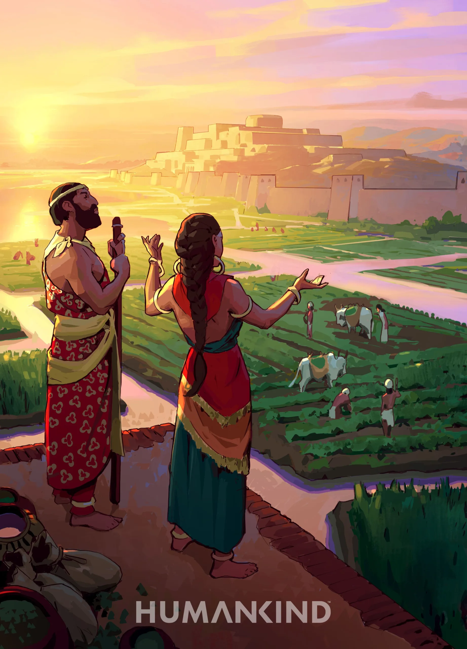 An artists-impression of Indus Valley Civilization by Amplitude Studios